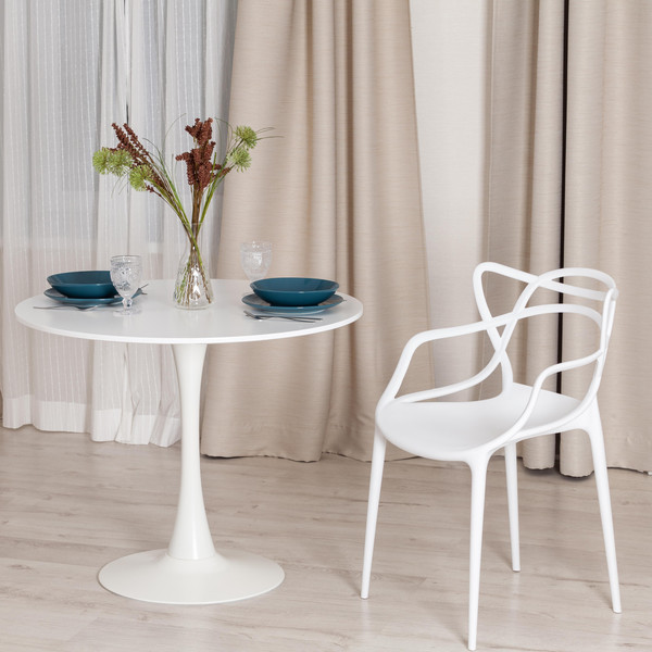 Изображение товара Стул пластиковый Tetchair Cat Chair 028 (пластик/белый)