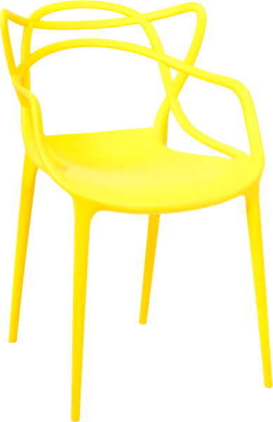 Изображение товара Стул пластиковый Tetchair Cat Chair 028 (пластик/желтый)