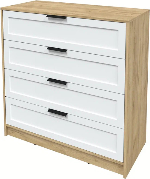 Изображение товара Комод Интерлиния Концепт Тренд КТ-К100 (дуб золотой/белый)