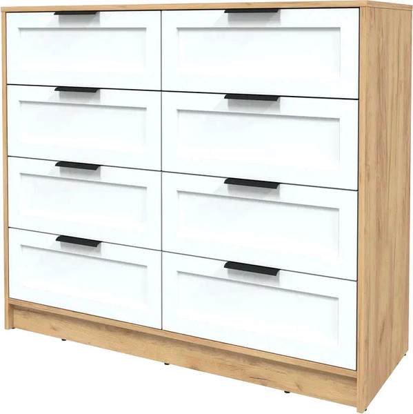 Изображение товара Комод Интерлиния Концепт Тренд КТ-К117 (дуб золотой/белый)