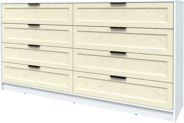 Изображение товара Комод Интерлиния Концепт Тренд КТ-К197 (белый платинум/дуб снежный)