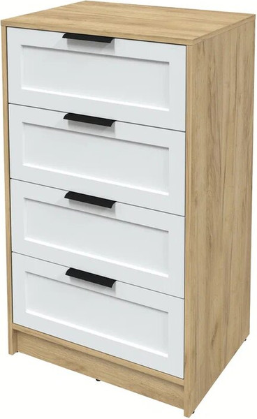 Изображение товара Комод Интерлиния Концепт Тренд КТ-К60 (дуб золотой/белый)