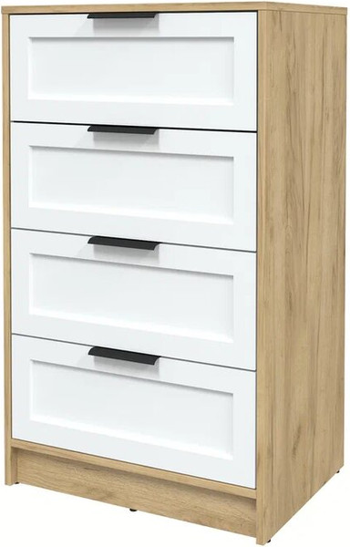 Изображение товара Комод Интерлиния Концепт Тренд КТ-К60 (дуб золотой/белый)