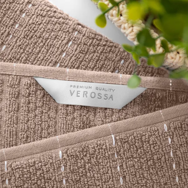 Изображение товара Полотенце Verossa МХ42 50x90 Capri / 797253 (молочный шоколад/бордюр)
