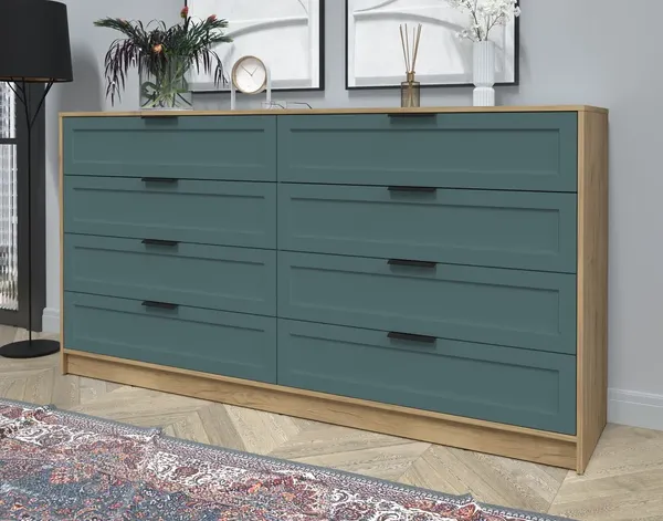 Изображение товара Комод Интерлиния Концепт Тренд КТ-К197 (дуб золотой/верде)