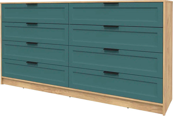 Изображение товара Комод Интерлиния Концепт Тренд КТ-К197 (дуб золотой/верде)