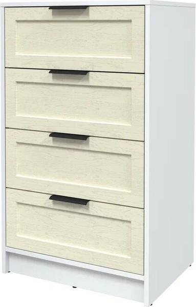 Изображение товара Комод Интерлиния Концепт Тренд КТ-К60 (белый платинум/дуб снежный)