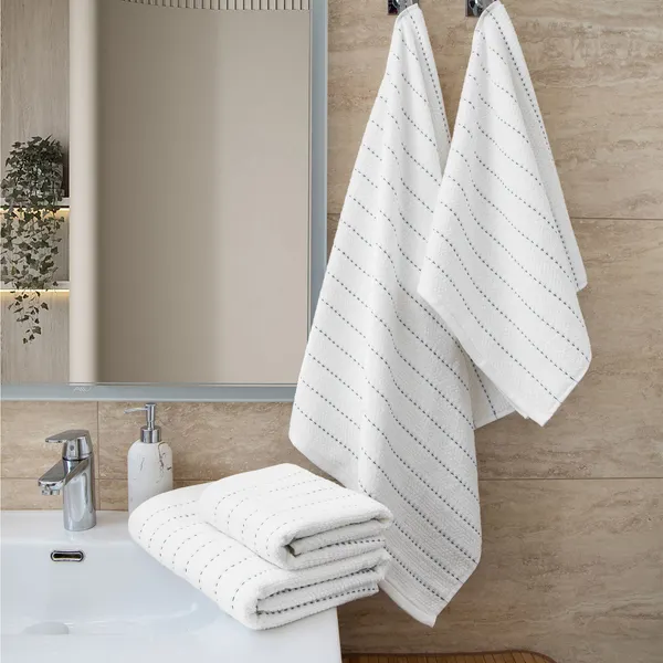 Изображение товара Полотенце Verossa МХ42 50x90 Capri / 798910 (белый/бордюр У)