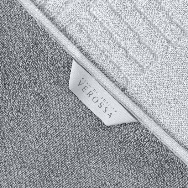 Изображение товара Полотенце Verossa МХ45 50x90 Estetica 3 / 790221 (серый/светло-серый)