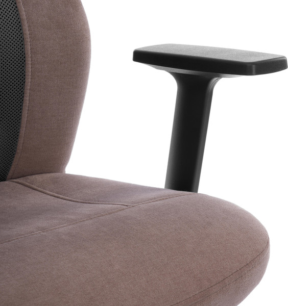 Изображение товара Кресло офисное Tetchair Aviator PLT metalBL (ткань, светло-коричневый/серый, KUB 03/W-12)