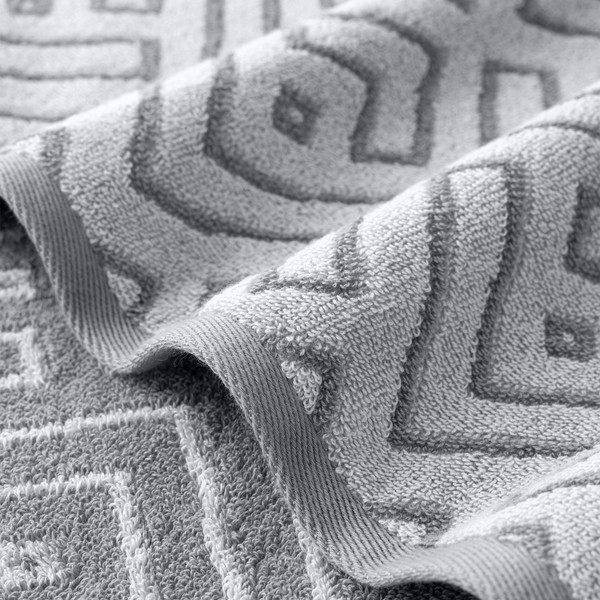 Изображение товара Полотенце Verossa МХ45 50x90 Estetica 2 / 790220 (серый/светло-серый)