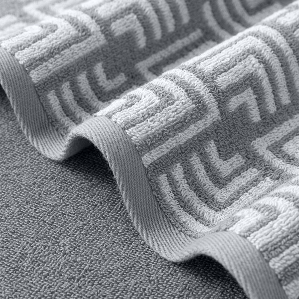 Изображение товара Полотенце Verossa МХ45 70x140 Estetica 1 / 790222 (серый/светло-серый)