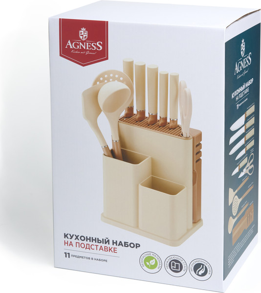 Изображение товара Набор кухонных приборов Agness 671-226