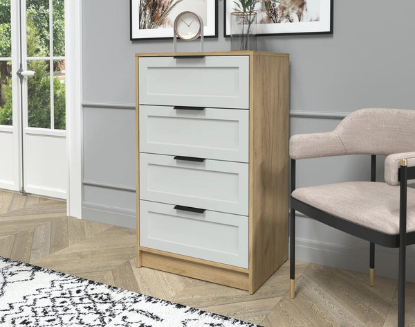 Изображение товара Комод Интерлиния Концепт Тренд КТ-К60 (дуб золотой/грей)