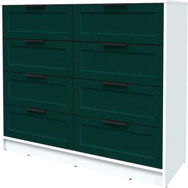 Изображение товара Комод Interline Концепт Тренд КТ-К117 (белый платинум/изумруд)