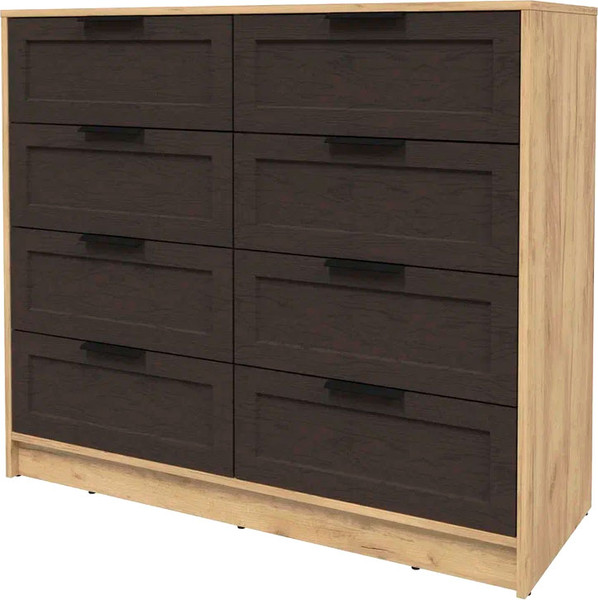 Изображение товара Комод Интерлиния Концепт Тренд КТ-К117 (дуб золотой/дуб английский)