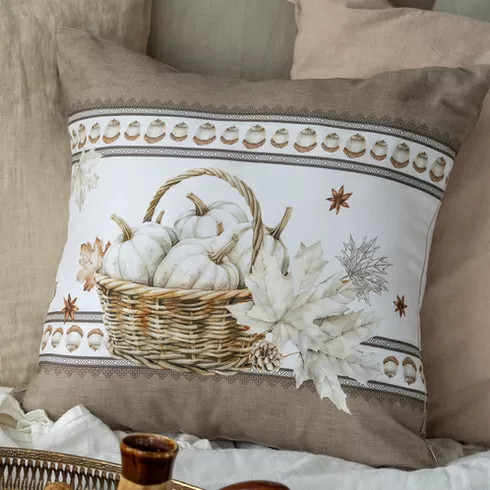 Изображение товара Наволочка декоративная Listelle Торонто кайма с корзинкой 817701/2