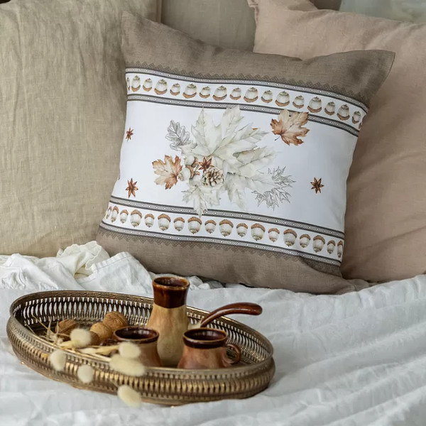 Изображение товара Наволочка декоративная Listelle Торонто кайма с корзинкой 817701/2