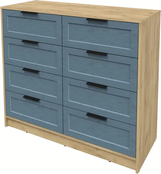 Изображение товара Комод Интерлиния Концепт Тренд КТ-К117 (дуб золотой/дуб лазурный)