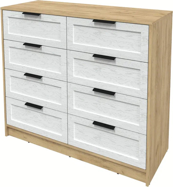 Изображение товара Комод Интерлиния Концепт Тренд КТ-К117 (дуб золотой/дуб полярный)