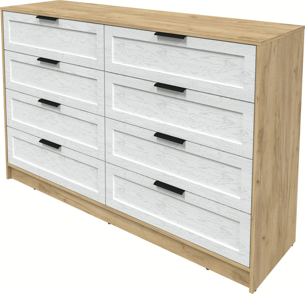 Изображение товара Комод Интерлиния Концепт Тренд КТ-К157 (дуб золотой/дуб полярный)