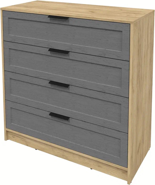 Изображение товара Комод Интерлиния Концепт Тренд КТ-К100 (дуб золотой/дуб серый)