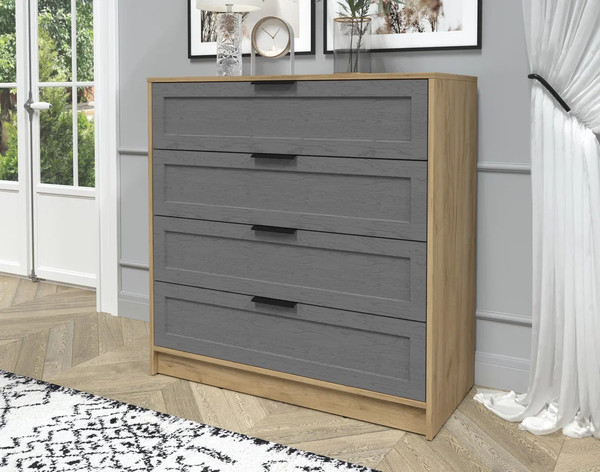 Изображение товара Комод Интерлиния Концепт Тренд КТ-К100 (дуб золотой/дуб серый)