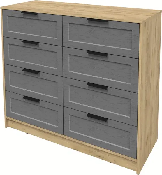 Изображение товара Комод Интерлиния Концепт Тренд КТ-К117 (дуб золотой/дуб серый)