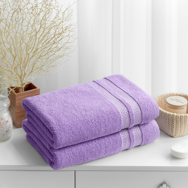 Изображение товара Набор полотенец Verossa МХ50 Reticolo 08 НПК044 / 746412 (лавандовый)