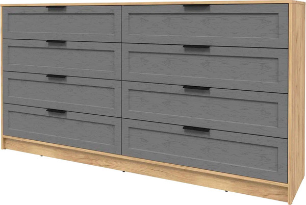 Изображение товара Комод Интерлиния Концепт Тренд КТ-К197 (дуб золотой/дуб серый)