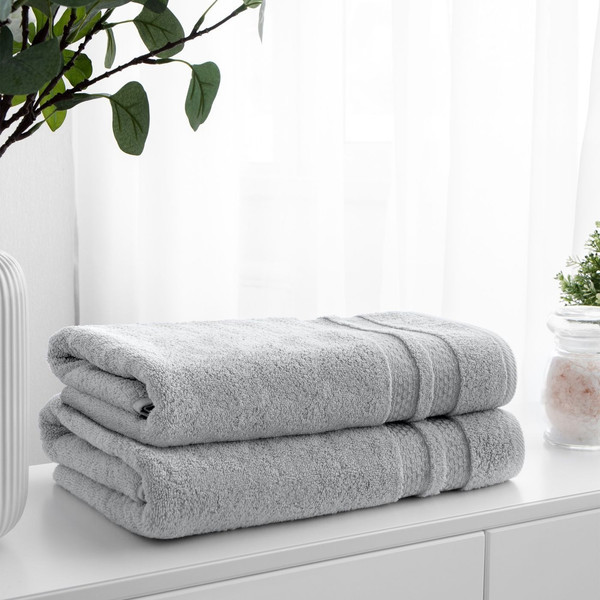 Изображение товара Набор полотенец Verossa МХ50 Reticolo 08 НПК044 / 746413 (холодный серый)