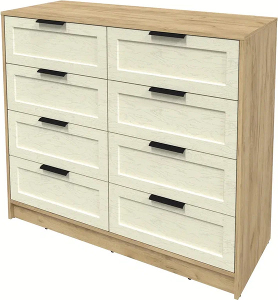 Изображение товара Комод Интерлиния Концепт Тренд КТ-К117 (дуб золотой/дуб снежный)