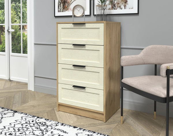 Изображение товара Комод Интерлиния Концепт Тренд КТ-К60 (дуб золотой/дуб снежный)