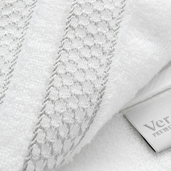 Изображение товара Набор полотенец Verossa МХ50 Reticolo 08 НПК044 / 752382 (белый)