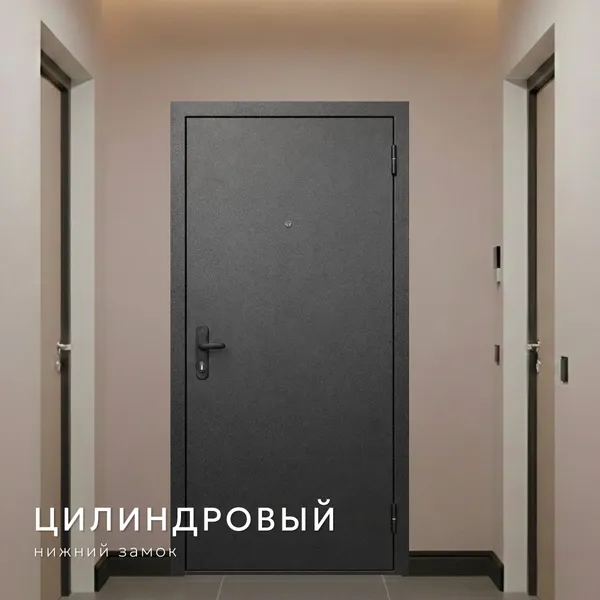 Изображение товара Входная дверь Guard Базис 96x207 (правая, антик темно-коричневый)