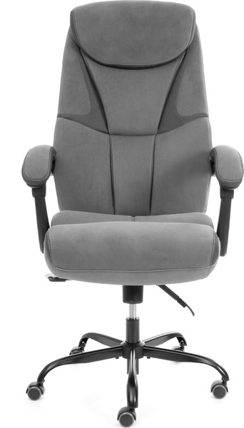 Изображение товара Кресло офисное Tetchair Cambridge metalBL велюр/ткань (серый)
