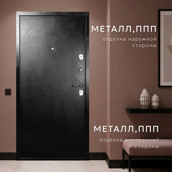 Изображение товара Входная дверь Guard Классик 96x205 (правая, антик темно-коричневый)