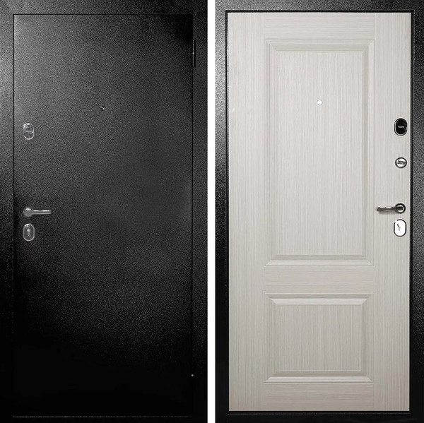 Изображение товара Входная дверь Форпост Классик 96x205 (правая, антик темно-коричневый/беленый дуб)