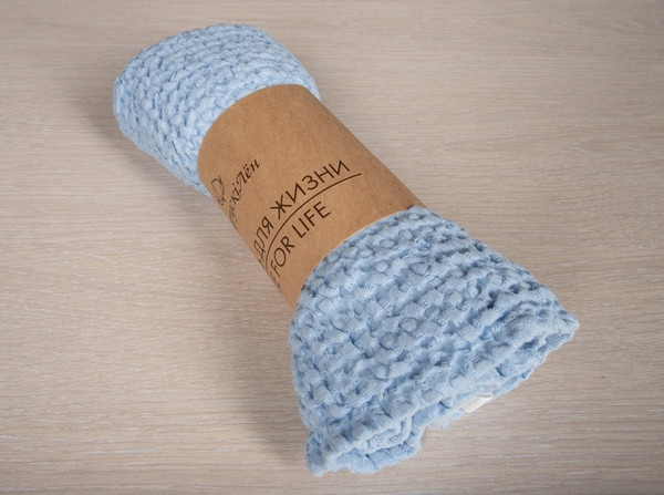 Изображение товара Полотенце Pole Kvetak (Беларускі лён) 75x130 23С68-ШР/у. (415 голубой 552)