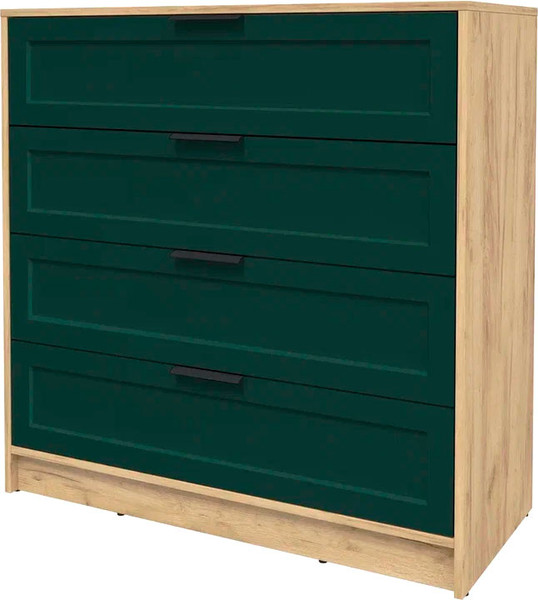 Изображение товара Комод Интерлиния Концепт Тренд КТ-К100 (дуб золотой/изумруд)