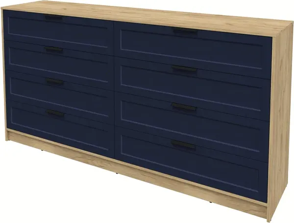 Изображение товара Комод Интерлиния Концепт Тренд КТ-К197 (дуб золотой/индиго)