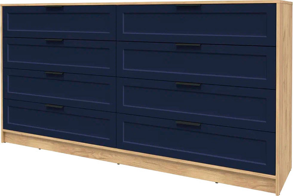 Изображение товара Комод Интерлиния Концепт Тренд КТ-К197 (дуб золотой/индиго)