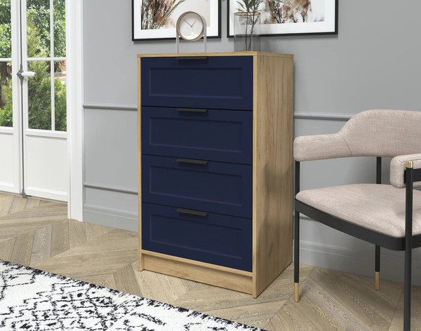 Изображение товара Комод Интерлиния Концепт Тренд КТ-К60 (дуб золотой/индиго)