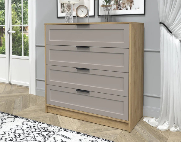 Изображение товара Комод Интерлиния Концепт Тренд КТ-К100 (дуб золотой/луна)