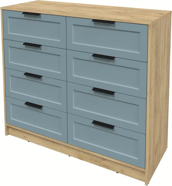 Изображение товара Комод Интерлиния Концепт Тренд КТ-К117 (дуб золотой/океан)