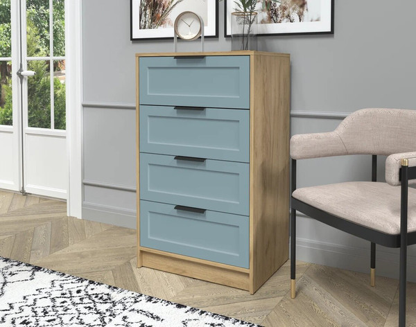 Изображение товара Комод Интерлиния Концепт Тренд КТ-К60 (дуб золотой/океан)