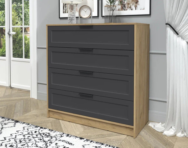 Изображение товара Комод Интерлиния Концепт Тренд КТ-К100 (дуб золотой/пепел)