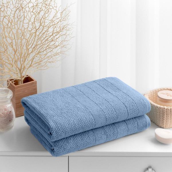 Изображение товара Набор полотенец Verossa МХ50 Milano 08 НПК044 / 752377 (пудрово-голубой)