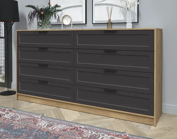 Изображение товара Комод Интерлиния Концепт Тренд КТ-К197 (дуб золотой/пепел)