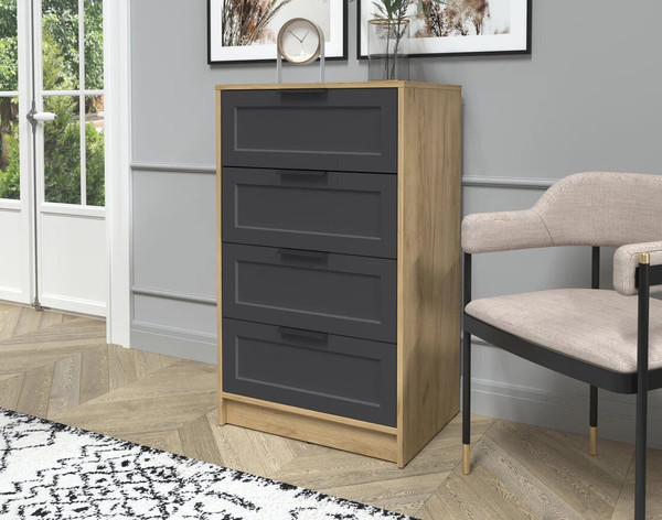 Изображение товара Комод Интерлиния Концепт Тренд КТ-К60 (дуб золотой/пепел)